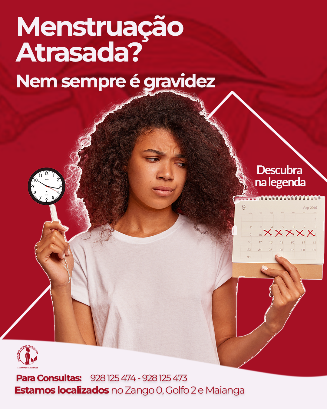 Receita para tratar ausência da menstruação